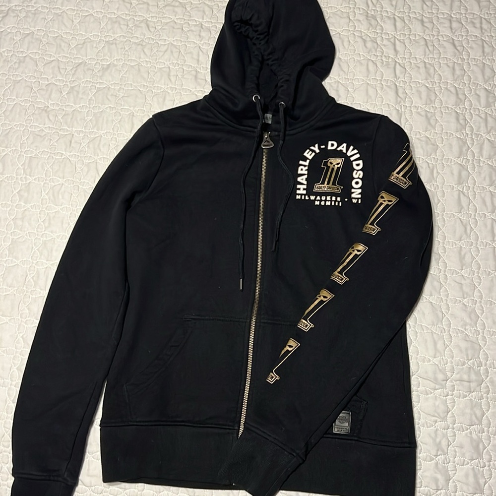 Harley Davidson zip up hoodie